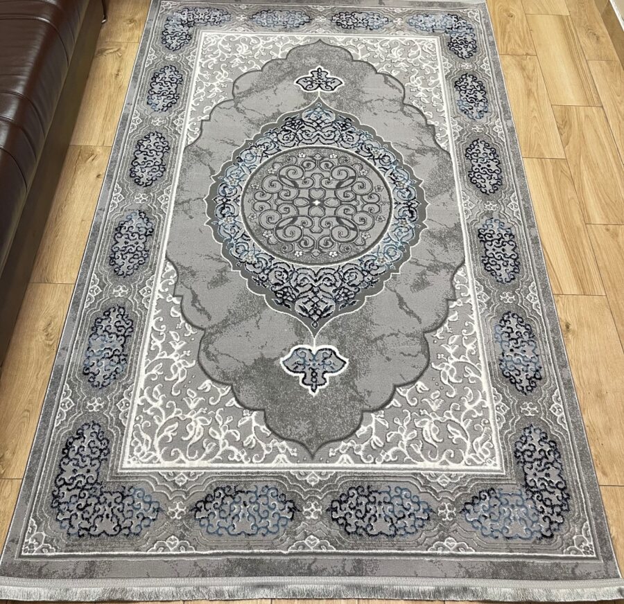 Прямоугольный ковёр Atlas 3373A_GREY_BLUE, Турция