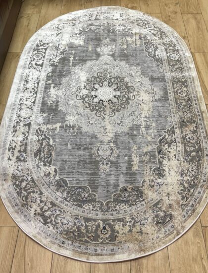 Овальный ковёр Panda  BB331A_GREY_C_GREY_C, Турция