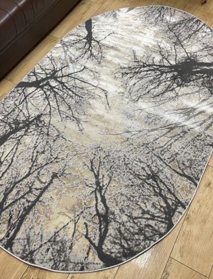 Овальный ковёр Panda  BB334A_L_GREY_C_ANTRASIT, Турция