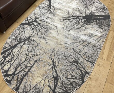 Овальный ковёр Panda  BB334A_L_GREY_C_ANTRASIT, Турция