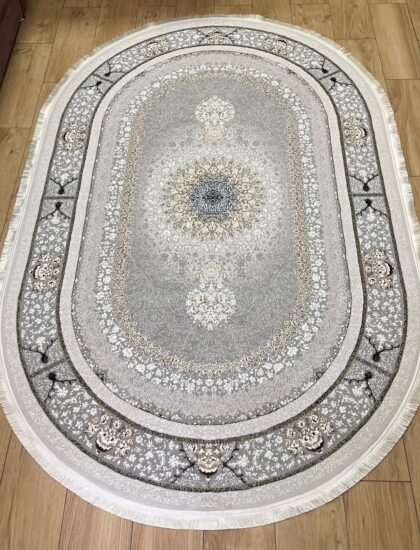Овальный ковёр Irani lux 6758A_GREY_GREY, Турция
