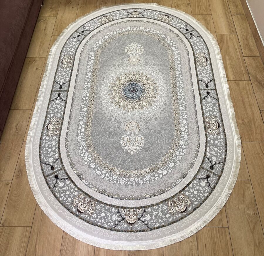 Овальный ковёр Irani lux 6758A_GREY_GREY, Турция
