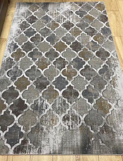 Прямоугольный ковёр Panda  0YO75A_TILE_MUSTARD, Турция