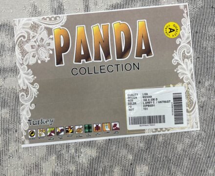 Прямоугольный ковёр Panda  BB334A_L_GREY_C_ANTRASIT, Турция
