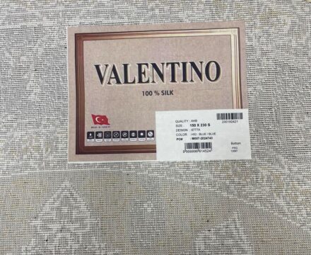 Овальный ковёр Valentino + vigo 6777A_BLUE_BLUE, Турция