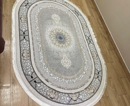 Овальный ковёр Irani lux 6758A_GREY_GREY, Турция