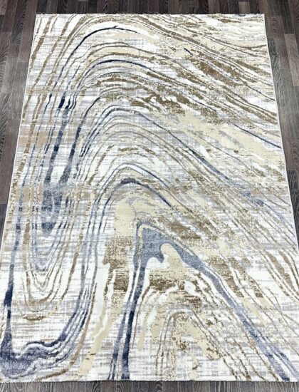 D065A_CREAM SHIRINK / BLUE FDY