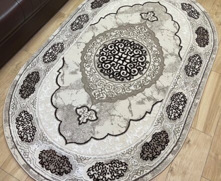 Овальный ковёр Atlas 3373A_VIZON_BEIGE, Турция