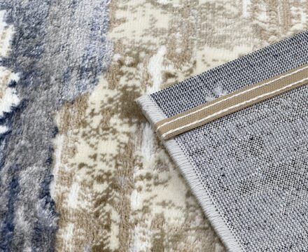 D068A_CREAM SHIRINK / BLUE FDY