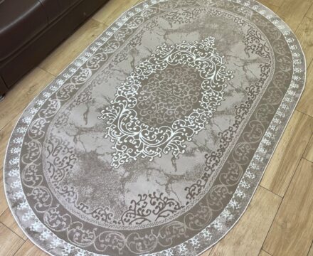 Овальный ковёр Atlas 3448A_VIZON_BEIGE, Турция