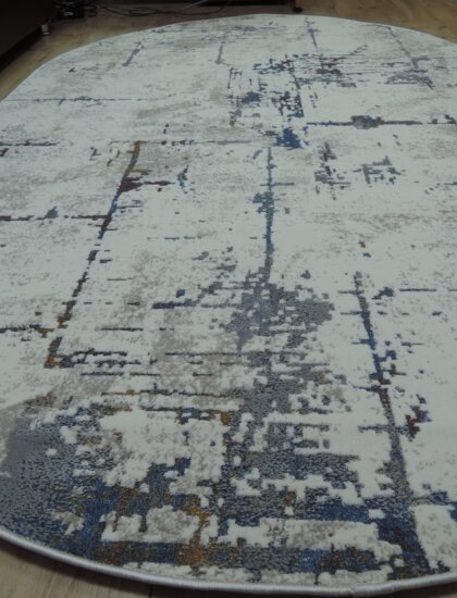 Овальный ковёр Selin  2918A_CREAM_CREAM, Турция