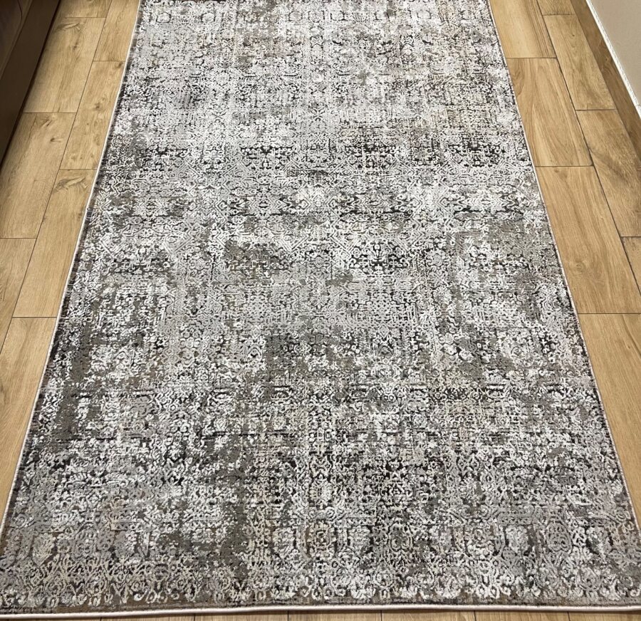 Прямоугольный ковёр Effero  A781AK_D_GREY_L_GREY, Турция