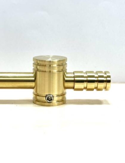 Длина 1,3 м. Ковродержатель из латуни L025 Пруток 12 мм