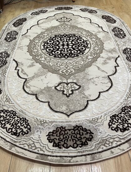 Овальный ковёр Atlas 3373A_VIZON_BEIGE, Турция