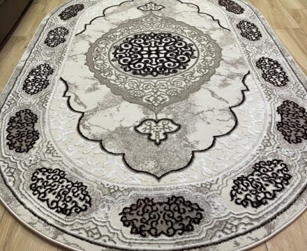 Овальный ковёр Atlas 3373A_VIZON_BEIGE, Турция