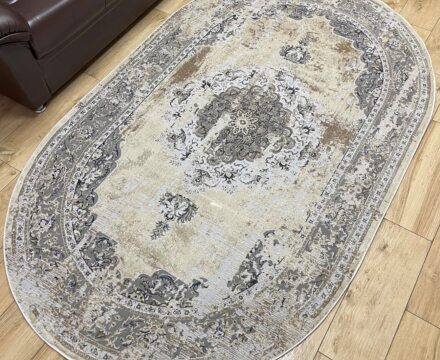 Овальный ковёр Panda  BB336A_L_GREY_C_BEIGE, Турция