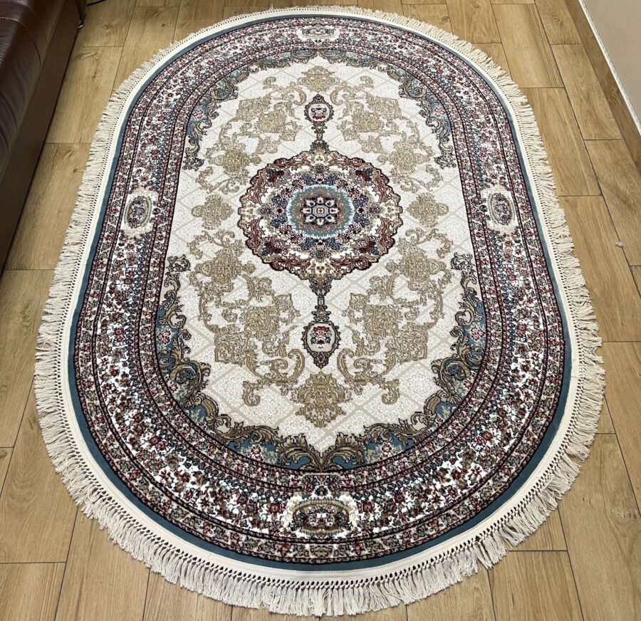 Овальный ковёр Shahriyar 3854N_BLUE_BLUE, Турция
