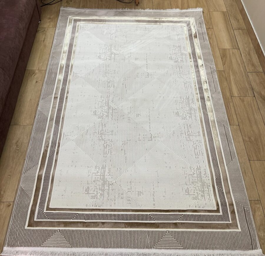 Овальный ковёр Hilton 5917A_BEIGE_BEIGE, Турция