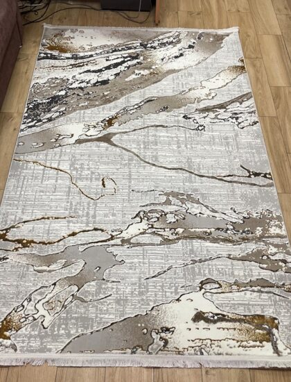 Прямоугольный ковёр Hilton 5982A_BEIGE_BEIGE, Турция