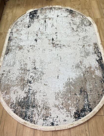 Овальный ковёр Carina 4917A_CREAM_CREAM, Турция