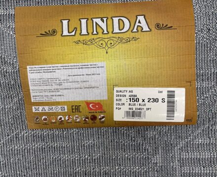 Овальный ковёр Linda  4268A_BLUE_BLUE, Турция