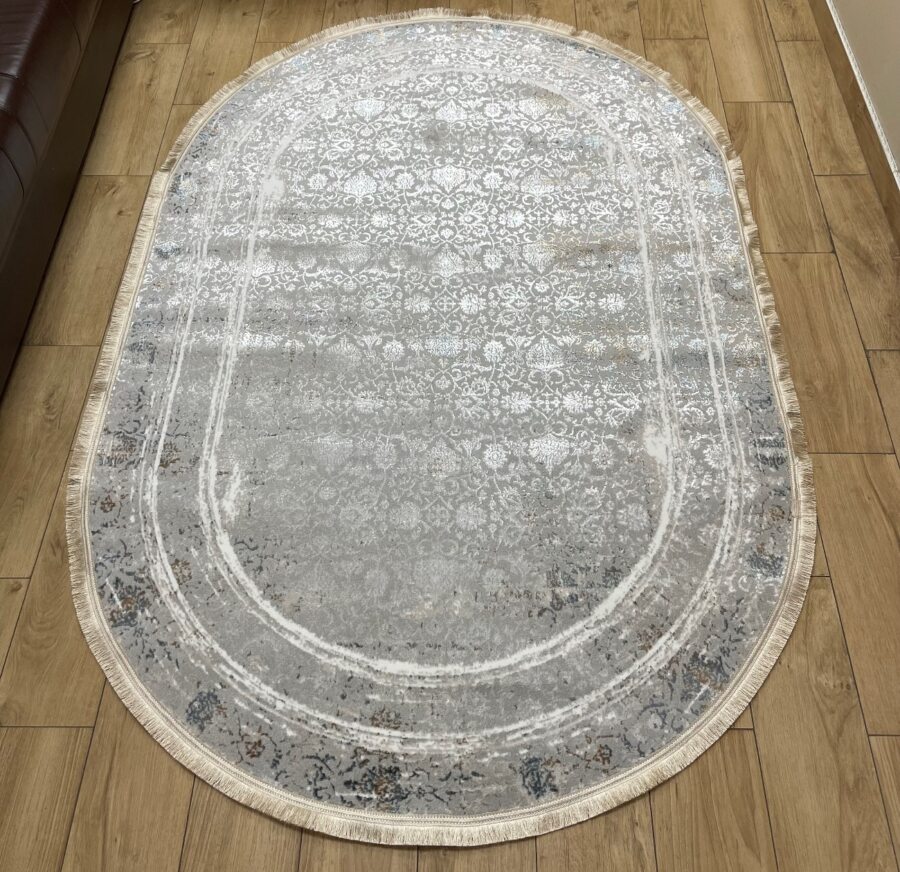 Овальный ковёр Carina 4913A_GREY_GREY, Турция