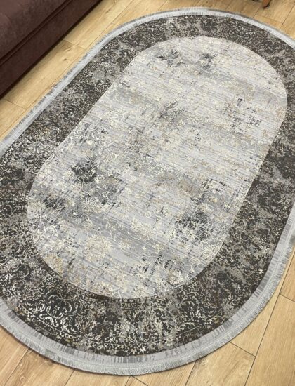 Овальный ковёр Liza 6373N_BEIGE_BEIGE, Турция