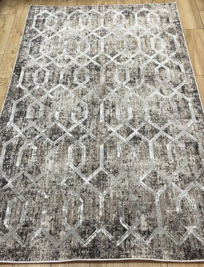 Прямоугольный ковёр Effero  A765AD_L_BROWN_GREY, Турция