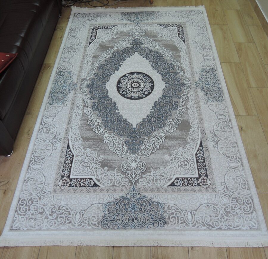 Квадратный ковёр Palmira 2538A_CREAM_BLUE, Турция