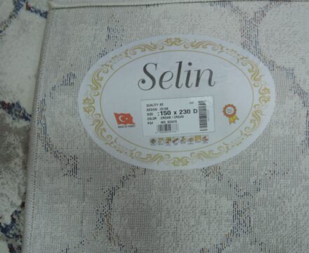 Прямоугольный ковёр Selin  2916B_CREAM_CREAM, Турция
