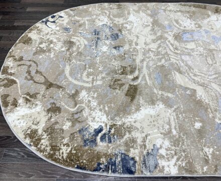 D070B_CREAM SHIRINK / BLUE FDY