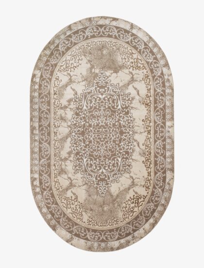 Овальный ковёр Atlas 3448A_VIZON_BEIGE, Турция