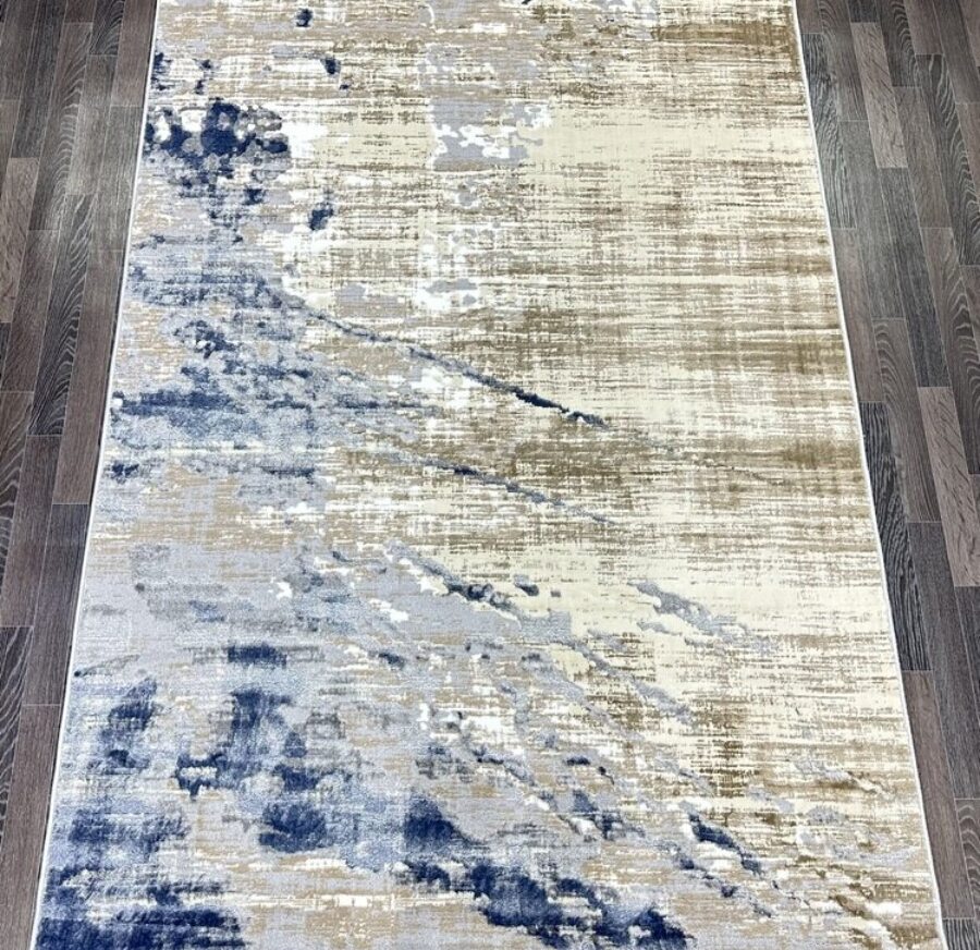 D038A_CREAM SHIRINK / BLUE FDY