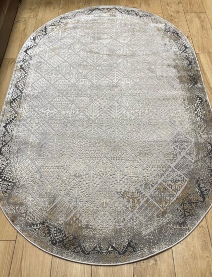 Овальный ковёр Panda  A1382A_IVORY_TILE, Турция