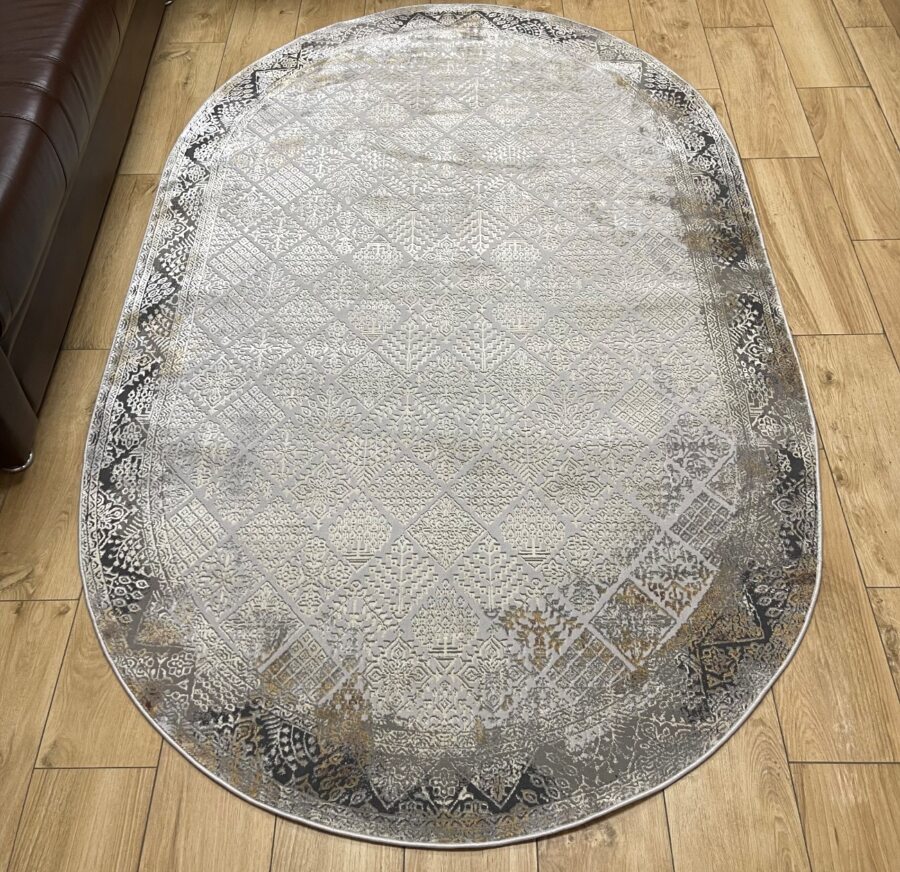 Овальный ковёр Panda  A1382A_IVORY_TILE, Турция
