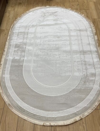 Овальный ковёр Carina 4920A_CREAM_CREAM, Турция