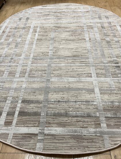 Овальный ковёр Effero  A791AQ_L_GREEY_GREY, Турция