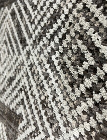 Прямоугольный ковёр Effero  A519BK_D_GREY_GREY, Турция