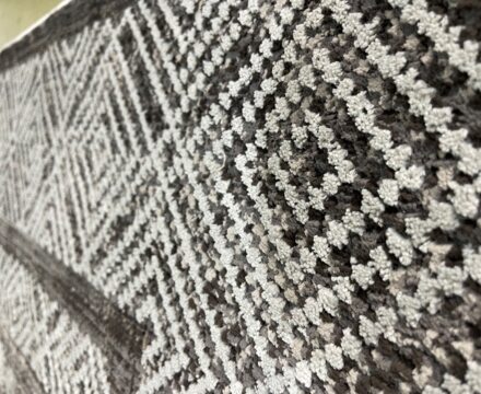 Прямоугольный ковёр Effero  A519BK_D_GREY_GREY, Турция