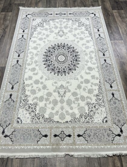 Квадратный ковёр Valentino + vigo 6817A_L_GREY_L_GREY, Турция