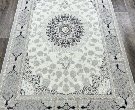 Квадратный ковёр Valentino + vigo 6817A_L_GREY_L_GREY, Турция