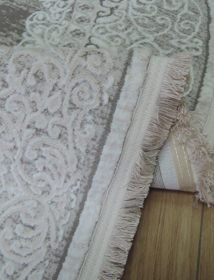 Круглый ковёр Palmira 2538A_CREAM_CREAM, Турция