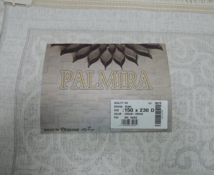 Квадратный ковёр Palmira 2538A_CREAM_CREAM, Турция