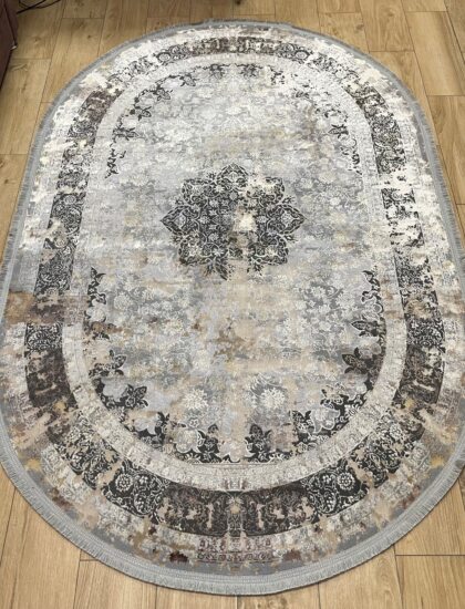 Овальный ковёр Liza 6374A_BEIGE_BEIGE, Турция