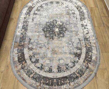 Овальный ковёр Liza 6374A_BEIGE_BEIGE, Турция