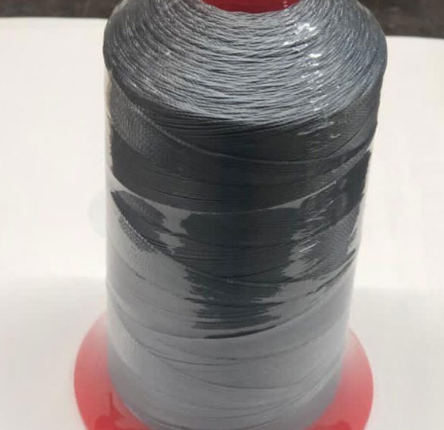 Лавсановая нить для оверлока серая Вторичная