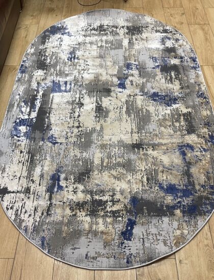 Овальный ковёр Panda  AA612A_L_GREY_BLUE, Турция