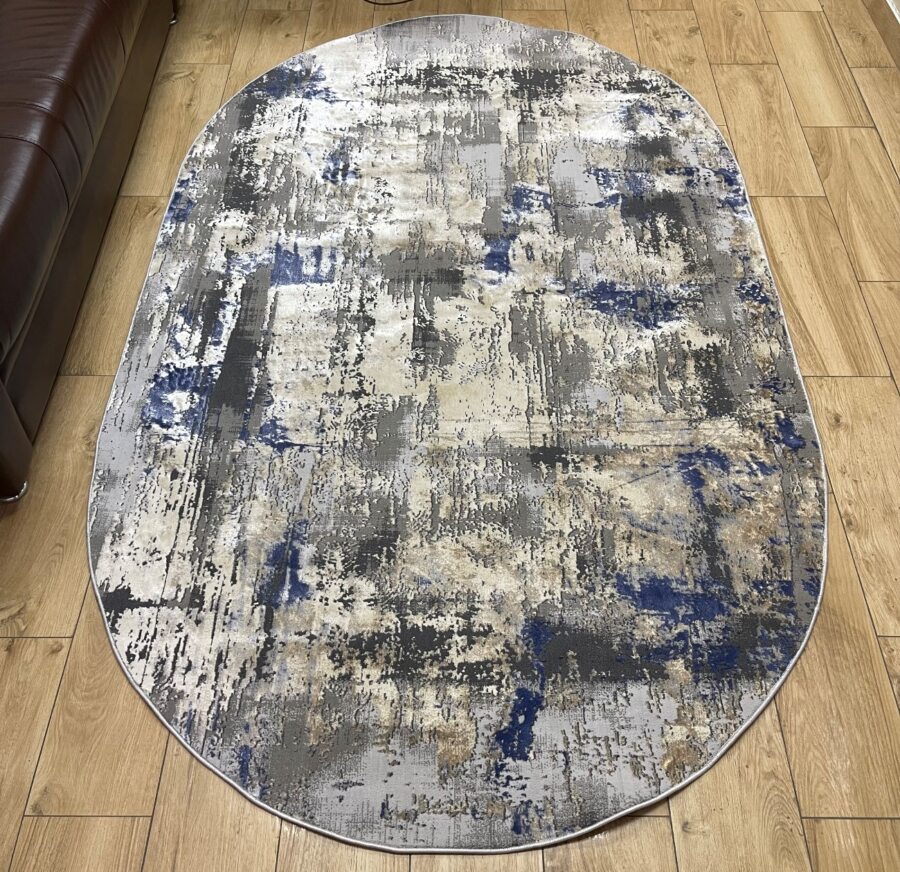 Овальный ковёр Panda  AA612A_L_GREY_BLUE, Турция