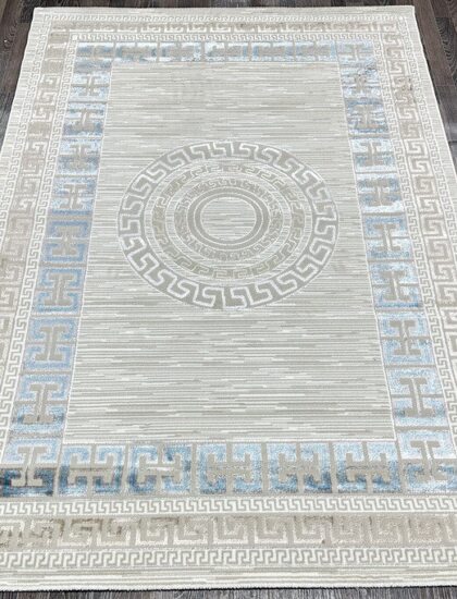 B045A_BLUE FDY / BEIGE SHRINK