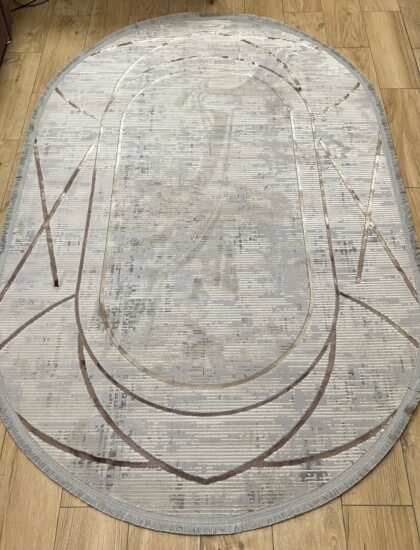 Овальный ковёр Liza 6376A_BEIGE_BEIGE, Турция